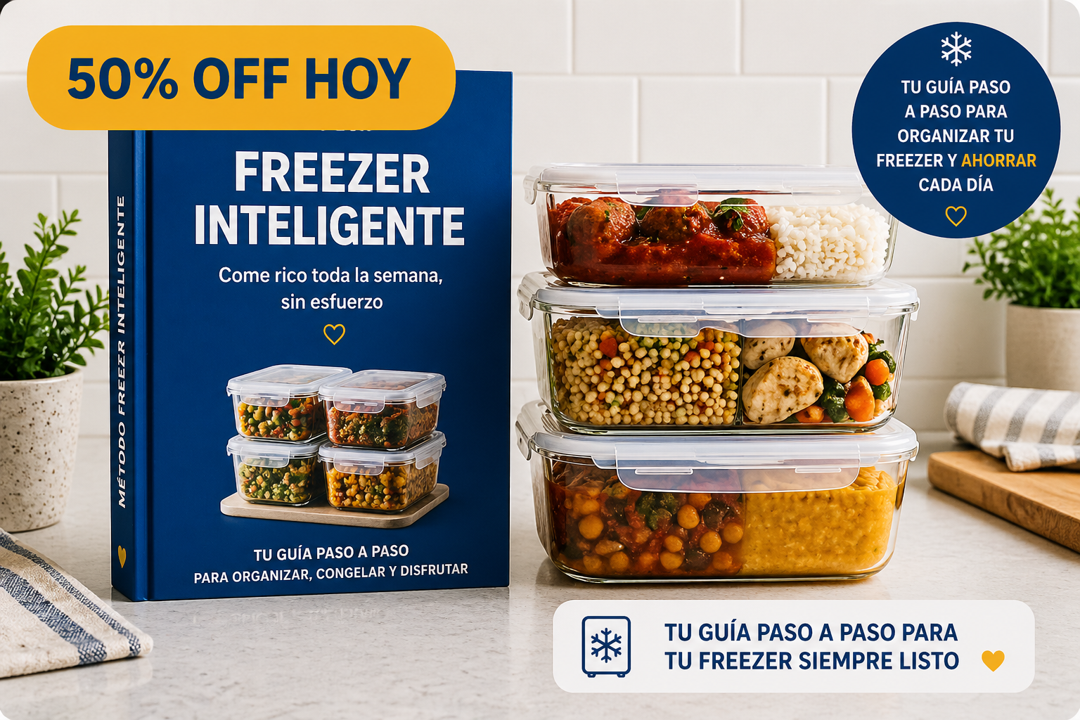 FREEZER INTELIGENTE + 50% OFF